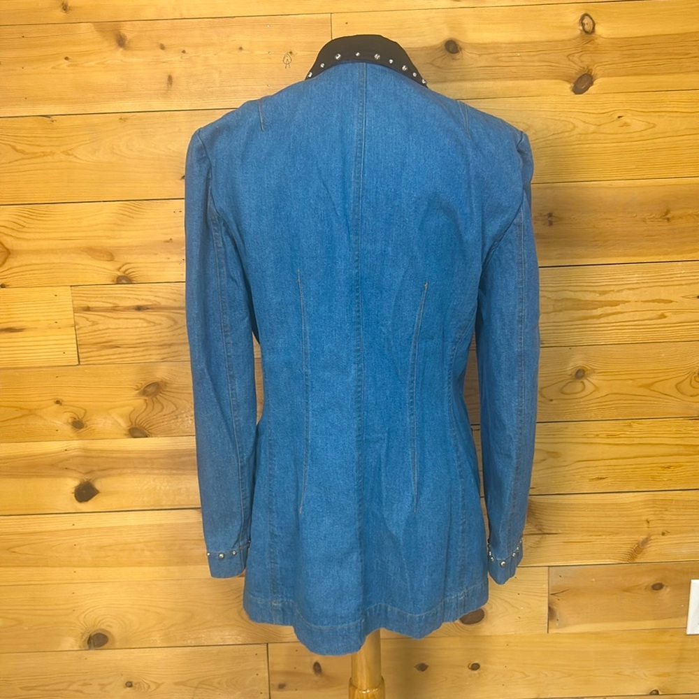 EUC Vintage 90s Hairston Roberson ROPA denim jacket blazer rodeo NFR rockies 12 - Picture 4 of 13